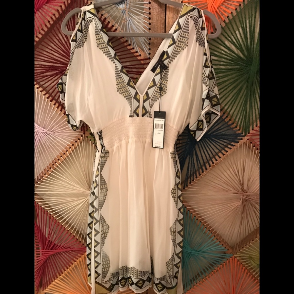 Bcbg  sheer dress size xxs